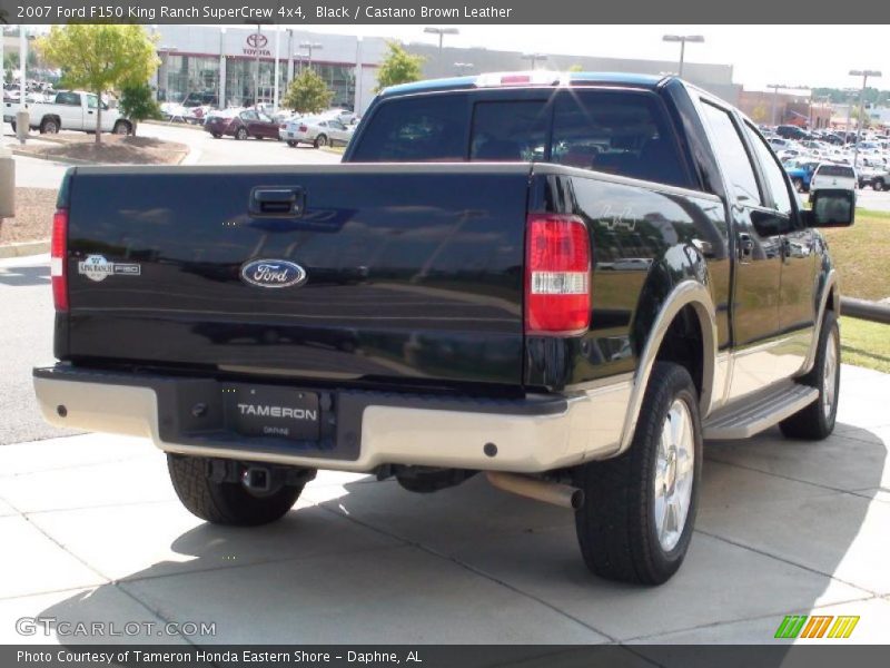 Black / Castano Brown Leather 2007 Ford F150 King Ranch SuperCrew 4x4