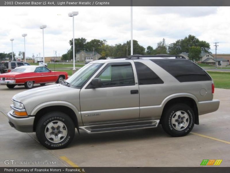 Light Pewter Metallic / Graphite 2003 Chevrolet Blazer LS 4x4
