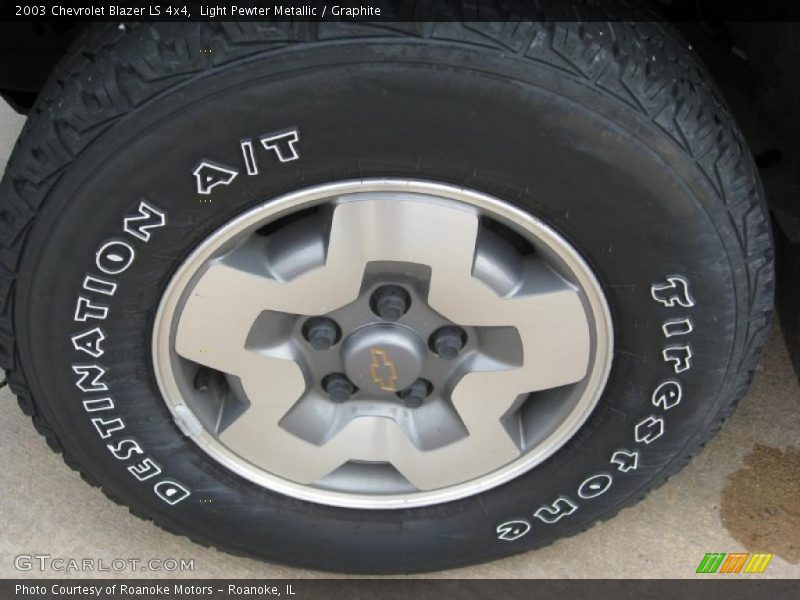 Light Pewter Metallic / Graphite 2003 Chevrolet Blazer LS 4x4