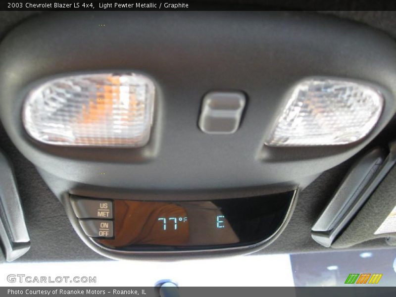 Light Pewter Metallic / Graphite 2003 Chevrolet Blazer LS 4x4