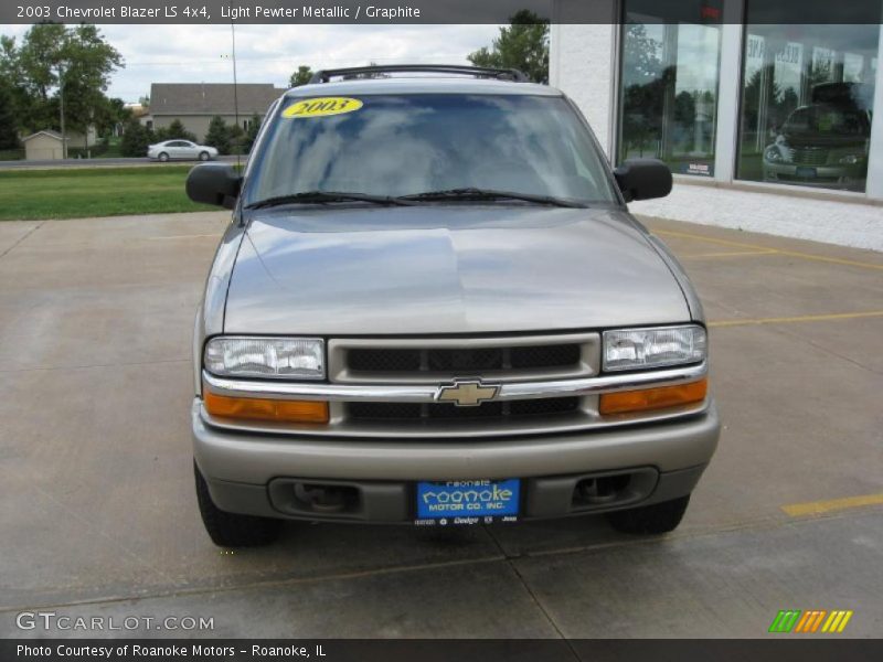 Light Pewter Metallic / Graphite 2003 Chevrolet Blazer LS 4x4