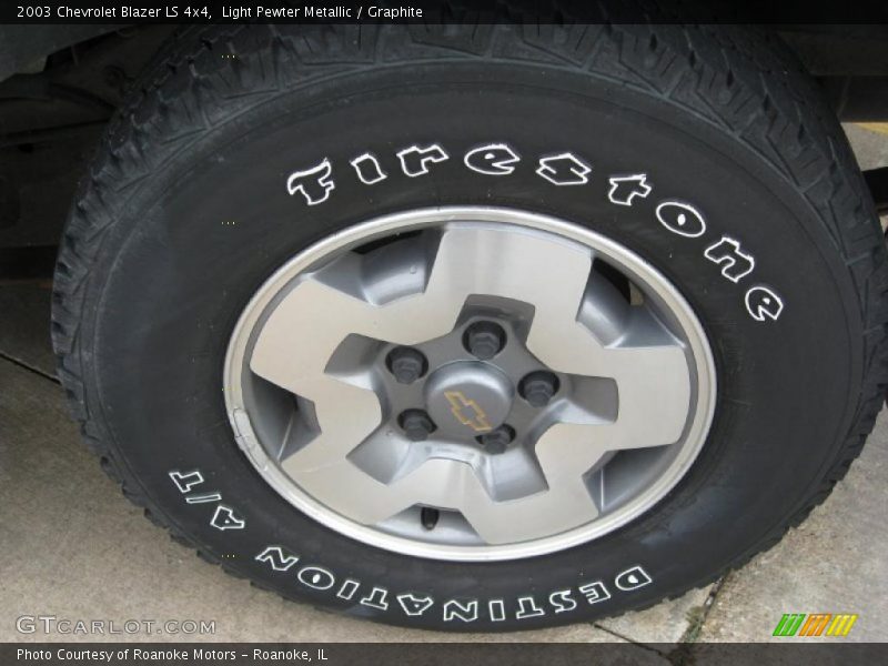 Light Pewter Metallic / Graphite 2003 Chevrolet Blazer LS 4x4