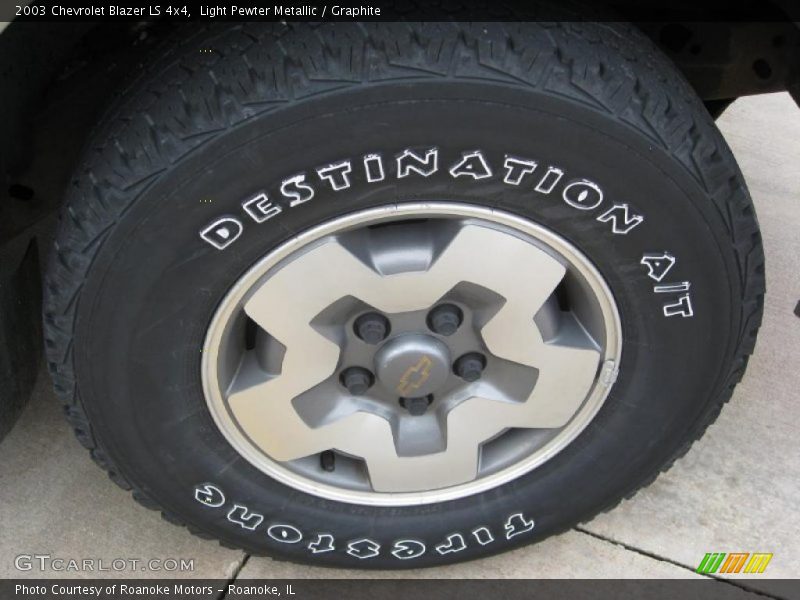 Light Pewter Metallic / Graphite 2003 Chevrolet Blazer LS 4x4