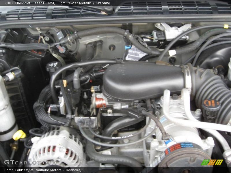 Light Pewter Metallic / Graphite 2003 Chevrolet Blazer LS 4x4