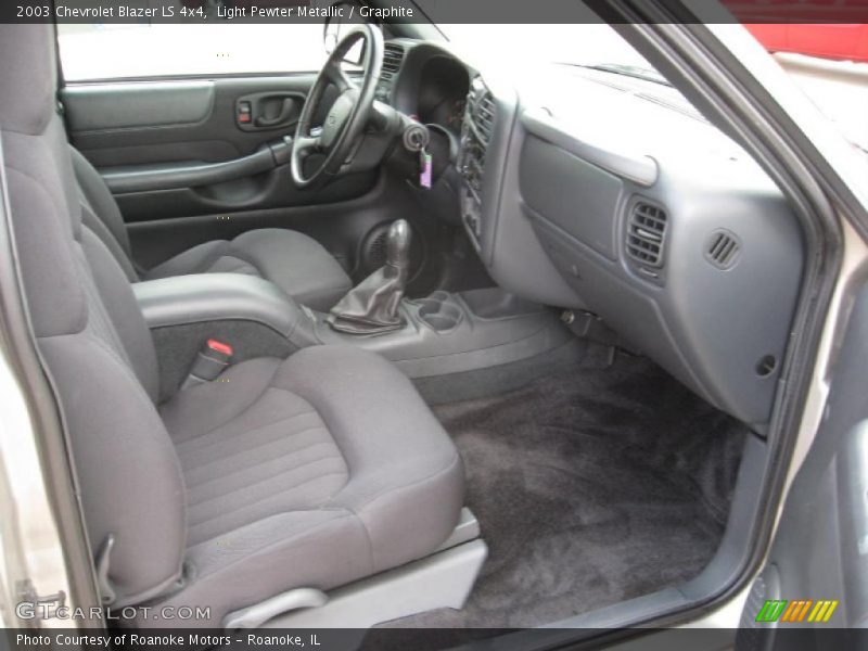 Light Pewter Metallic / Graphite 2003 Chevrolet Blazer LS 4x4