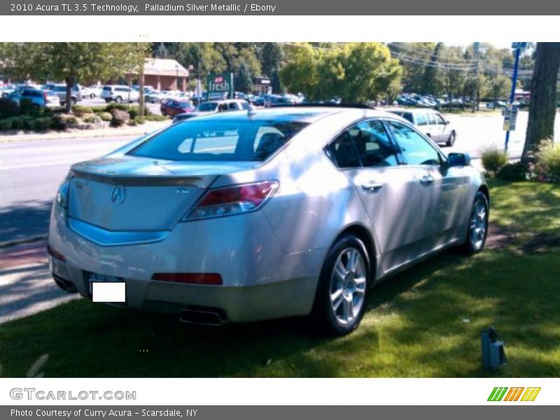 Palladium Silver Metallic / Ebony 2010 Acura TL 3.5 Technology