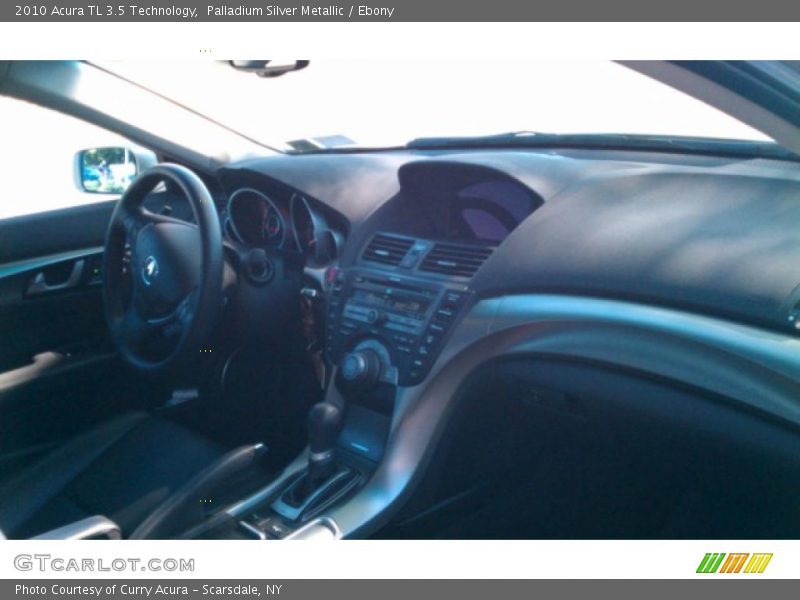 Palladium Silver Metallic / Ebony 2010 Acura TL 3.5 Technology