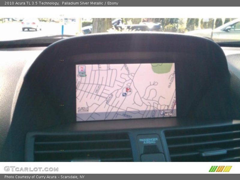 Palladium Silver Metallic / Ebony 2010 Acura TL 3.5 Technology
