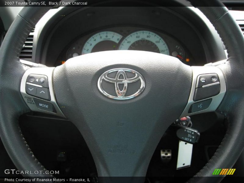 Black / Dark Charcoal 2007 Toyota Camry SE