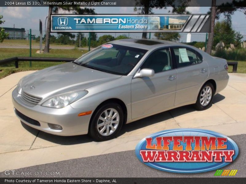 Millennium Silver Metallic / Light Charcoal 2004 Lexus ES 330