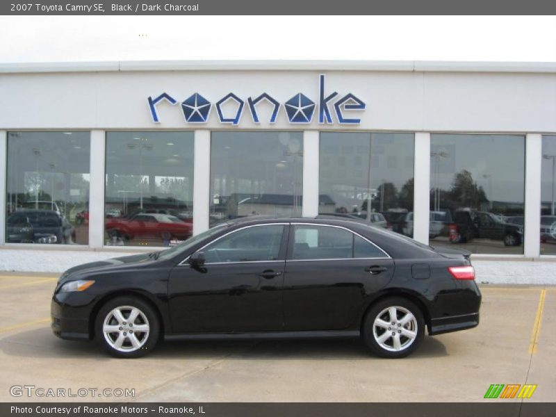 Black / Dark Charcoal 2007 Toyota Camry SE