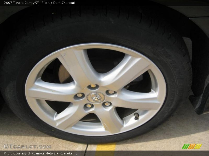 Black / Dark Charcoal 2007 Toyota Camry SE