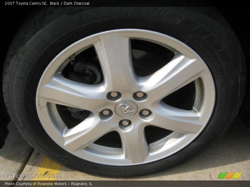Black / Dark Charcoal 2007 Toyota Camry SE