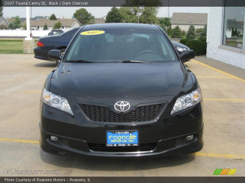 Black / Dark Charcoal 2007 Toyota Camry SE