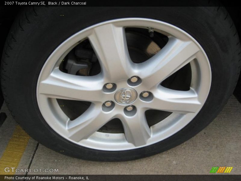 Black / Dark Charcoal 2007 Toyota Camry SE