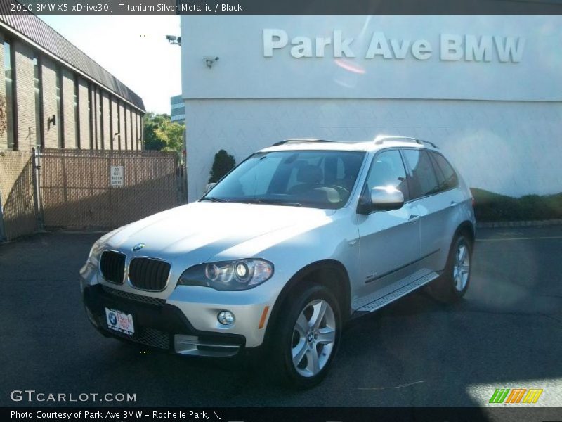 Titanium Silver Metallic / Black 2010 BMW X5 xDrive30i