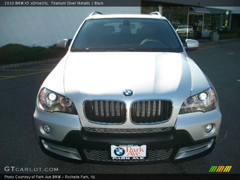 Titanium Silver Metallic / Black 2010 BMW X5 xDrive30i