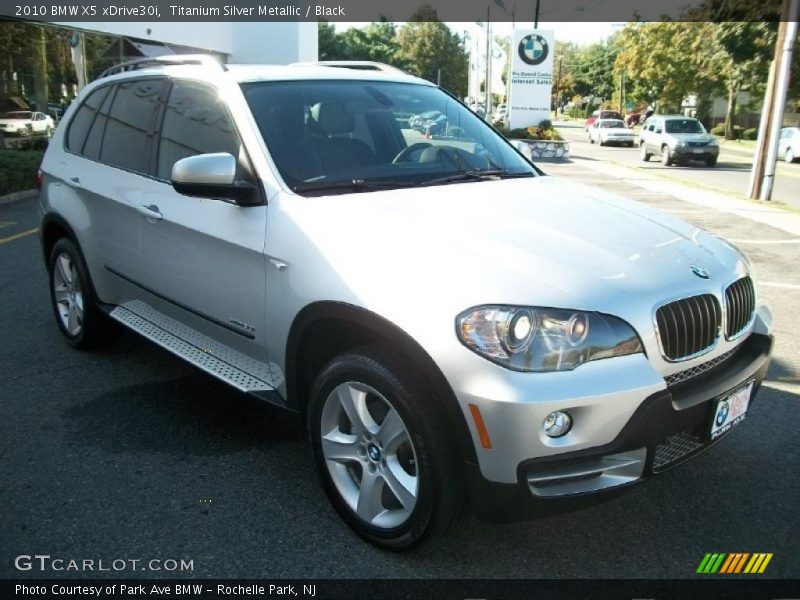 Titanium Silver Metallic / Black 2010 BMW X5 xDrive30i