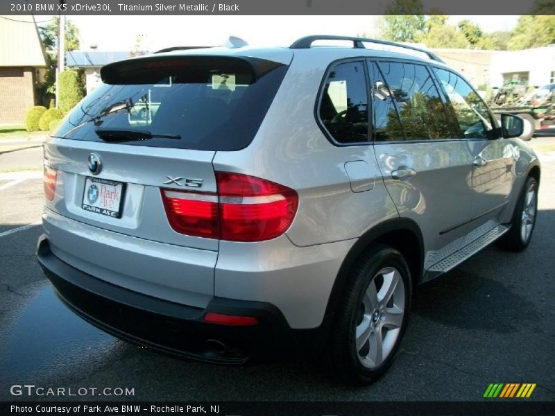 Titanium Silver Metallic / Black 2010 BMW X5 xDrive30i