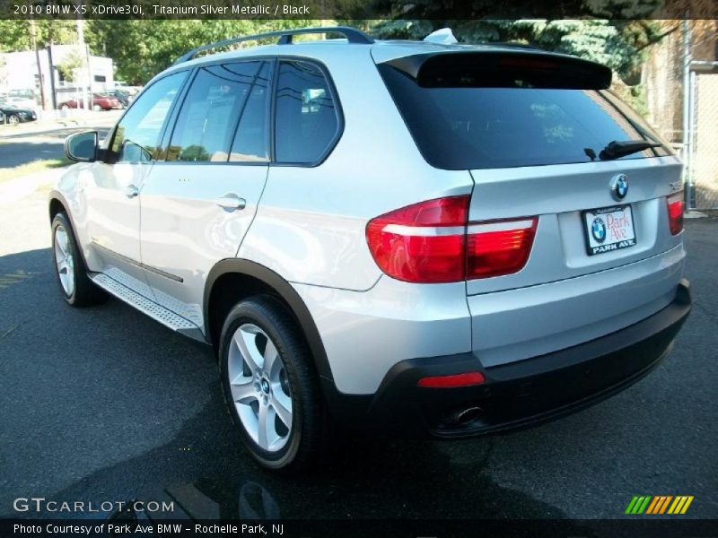 Titanium Silver Metallic / Black 2010 BMW X5 xDrive30i