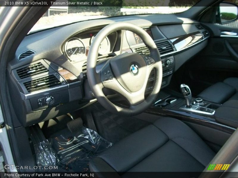 Titanium Silver Metallic / Black 2010 BMW X5 xDrive30i