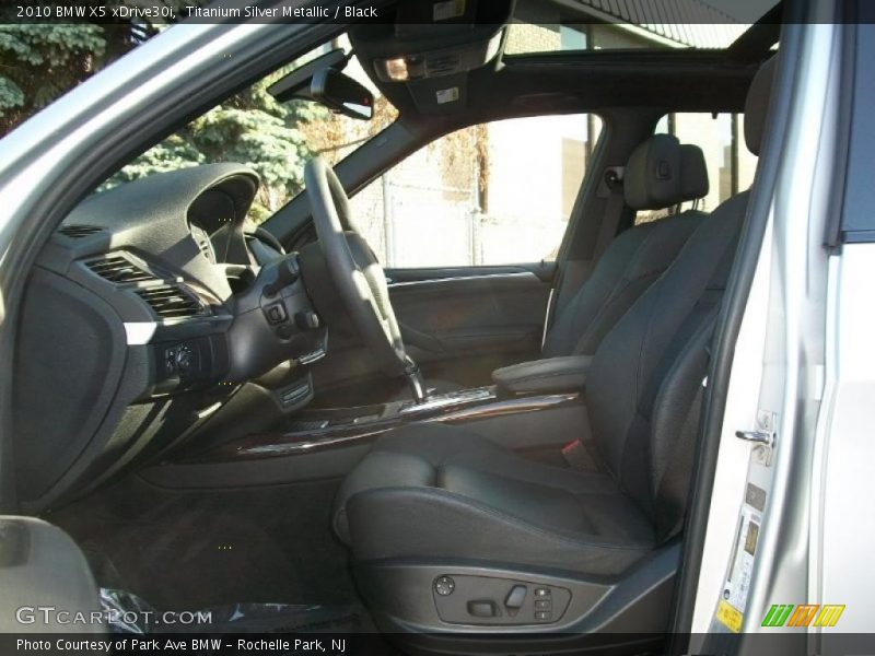 Titanium Silver Metallic / Black 2010 BMW X5 xDrive30i