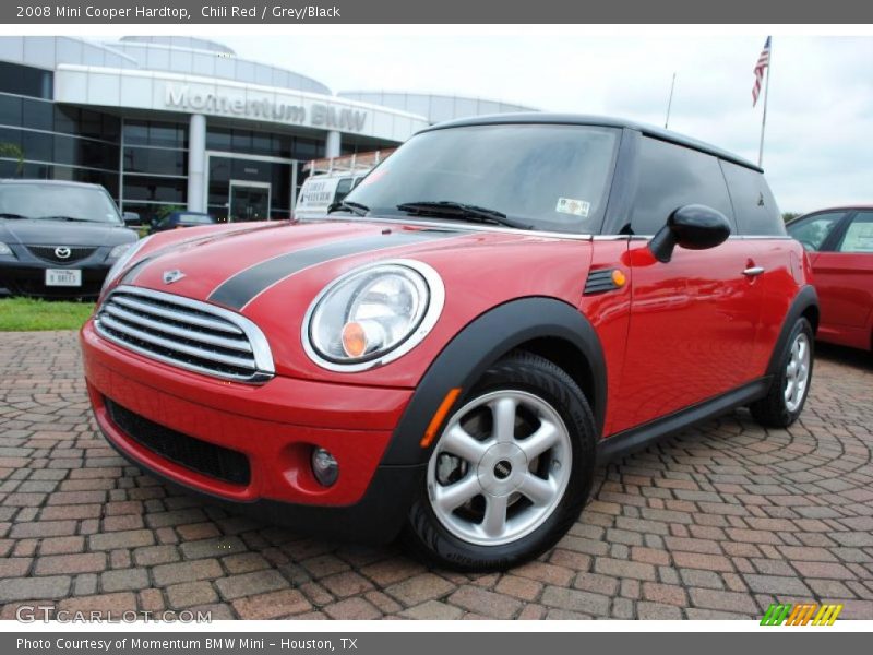 Chili Red / Grey/Black 2008 Mini Cooper Hardtop