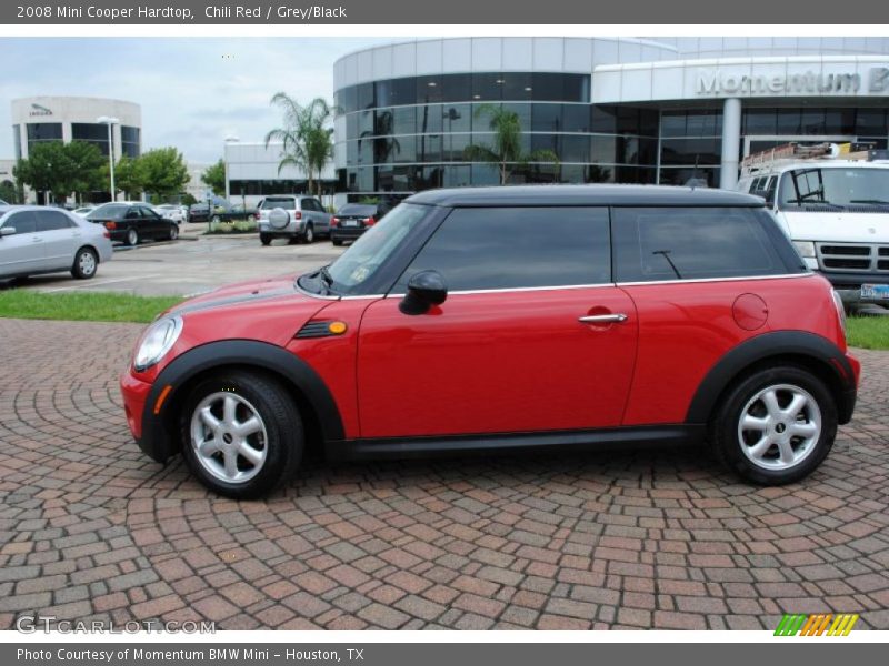 Chili Red / Grey/Black 2008 Mini Cooper Hardtop