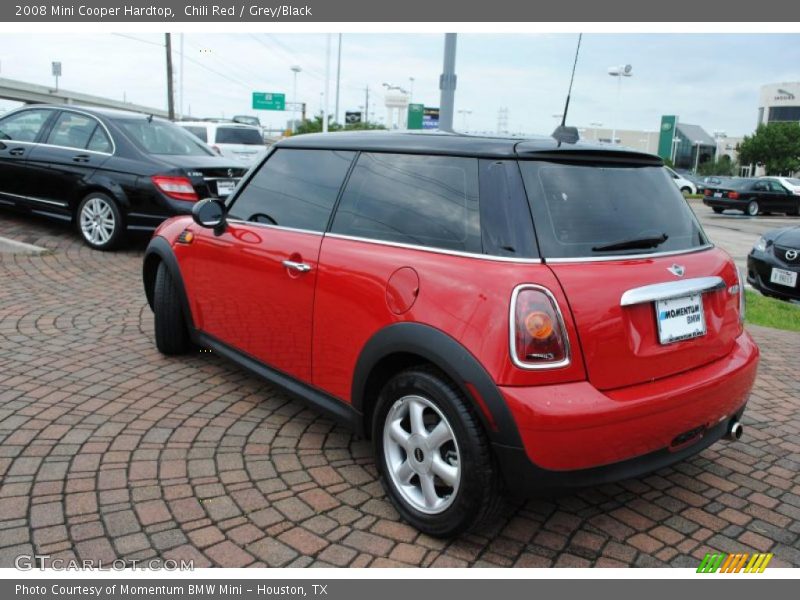 Chili Red / Grey/Black 2008 Mini Cooper Hardtop