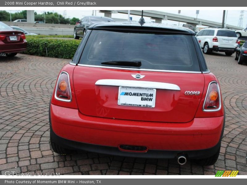 Chili Red / Grey/Black 2008 Mini Cooper Hardtop