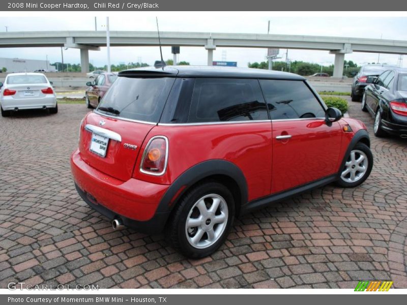 Chili Red / Grey/Black 2008 Mini Cooper Hardtop