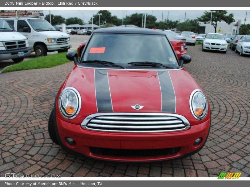 Chili Red / Grey/Black 2008 Mini Cooper Hardtop