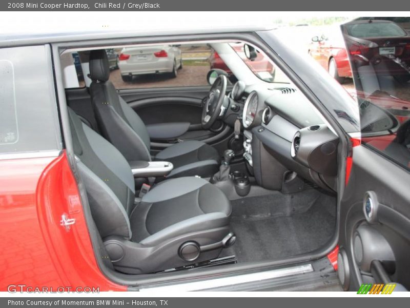Chili Red / Grey/Black 2008 Mini Cooper Hardtop