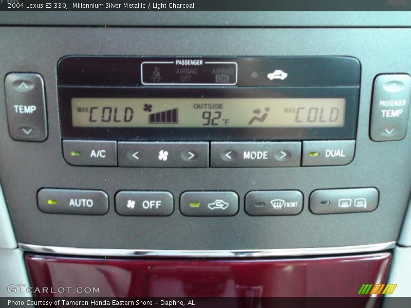 Millennium Silver Metallic / Light Charcoal 2004 Lexus ES 330