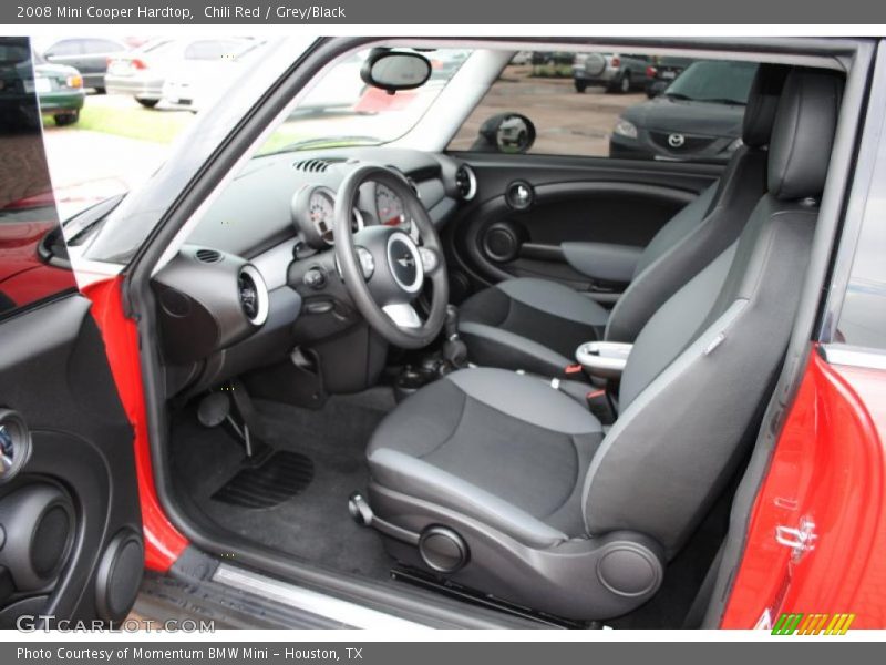 Chili Red / Grey/Black 2008 Mini Cooper Hardtop