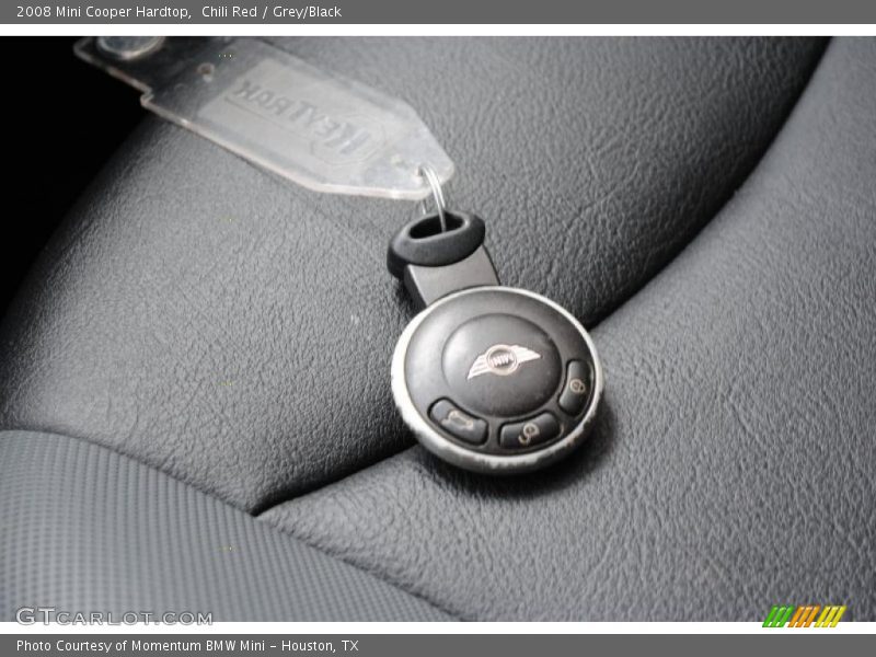 Chili Red / Grey/Black 2008 Mini Cooper Hardtop