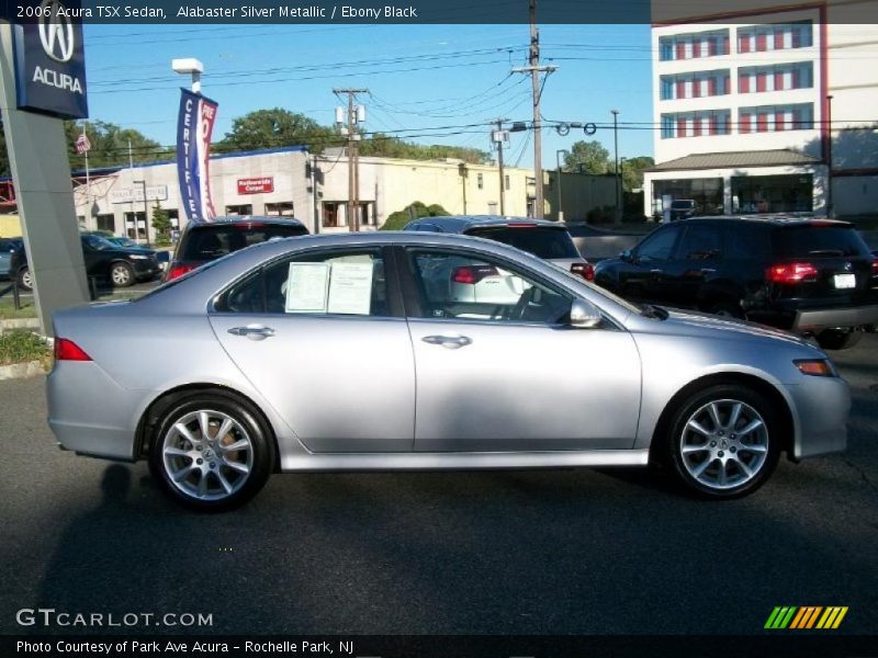 Alabaster Silver Metallic / Ebony Black 2006 Acura TSX Sedan