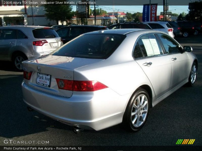 Alabaster Silver Metallic / Ebony Black 2006 Acura TSX Sedan