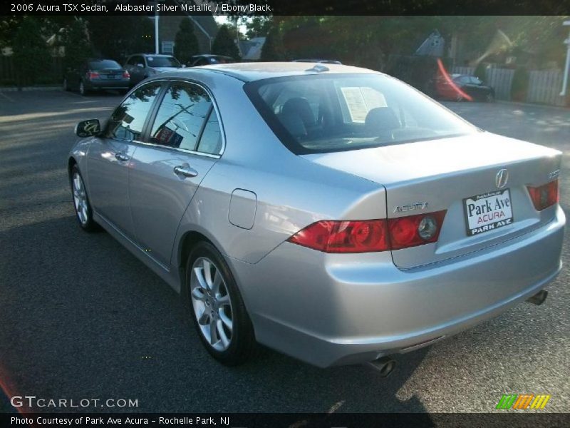 Alabaster Silver Metallic / Ebony Black 2006 Acura TSX Sedan
