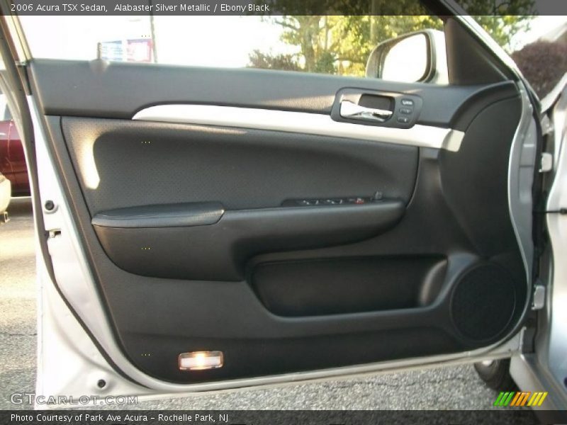 Alabaster Silver Metallic / Ebony Black 2006 Acura TSX Sedan