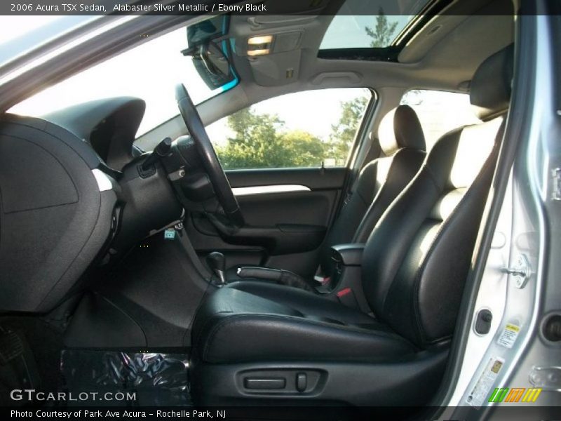 Alabaster Silver Metallic / Ebony Black 2006 Acura TSX Sedan