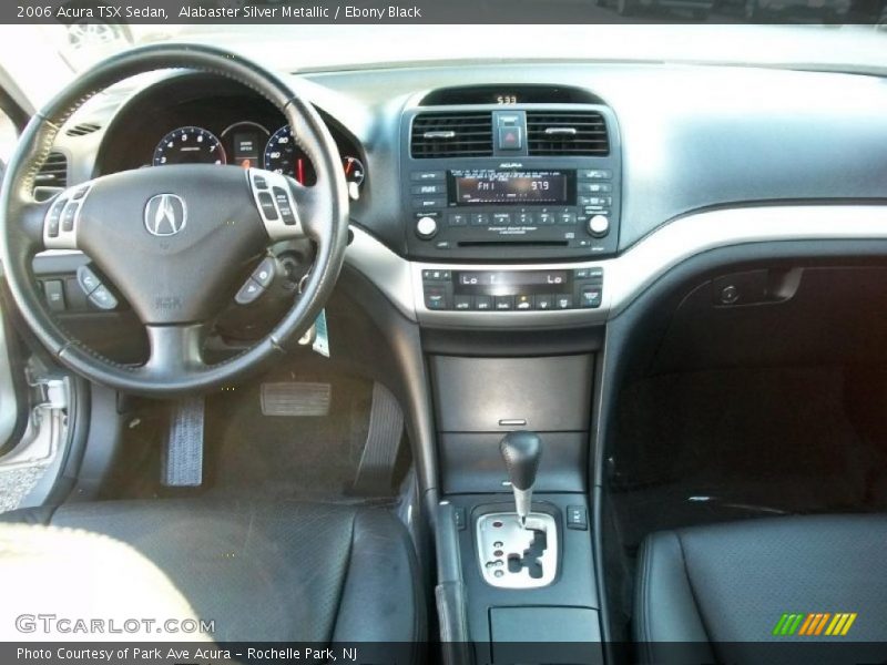 Alabaster Silver Metallic / Ebony Black 2006 Acura TSX Sedan