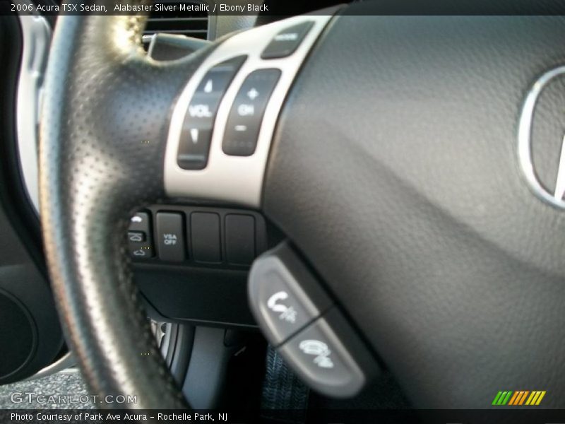 Alabaster Silver Metallic / Ebony Black 2006 Acura TSX Sedan