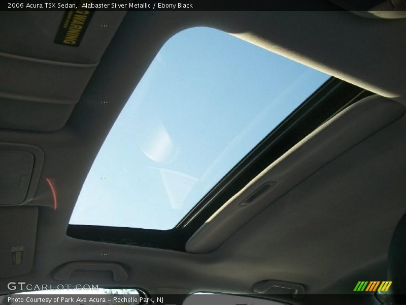 Alabaster Silver Metallic / Ebony Black 2006 Acura TSX Sedan