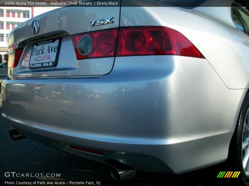Alabaster Silver Metallic / Ebony Black 2006 Acura TSX Sedan