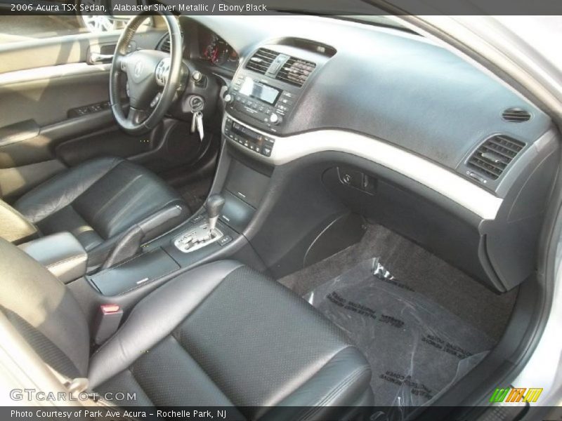 Alabaster Silver Metallic / Ebony Black 2006 Acura TSX Sedan