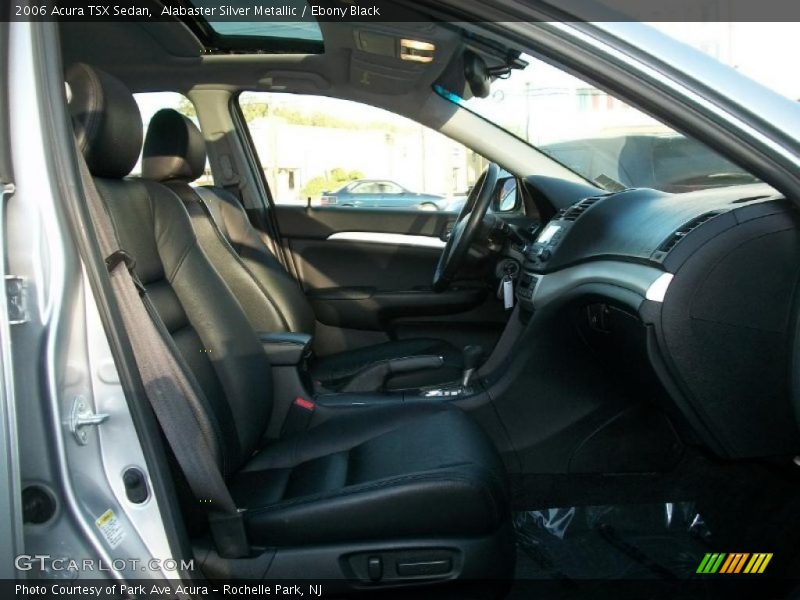 Alabaster Silver Metallic / Ebony Black 2006 Acura TSX Sedan