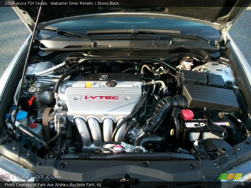 Alabaster Silver Metallic / Ebony Black 2006 Acura TSX Sedan