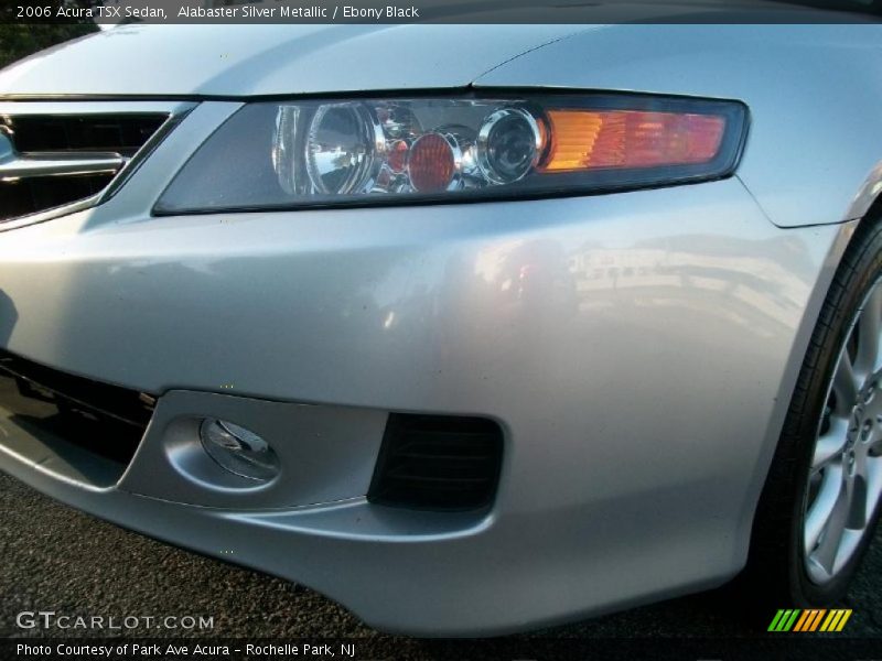 Alabaster Silver Metallic / Ebony Black 2006 Acura TSX Sedan