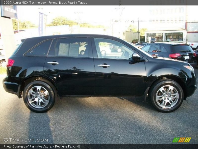 Formal Black Pearl / Taupe 2007 Acura MDX Technology